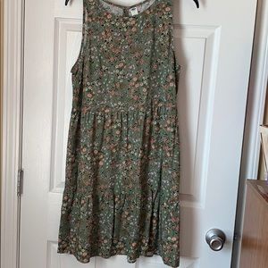 Floral tiered dress